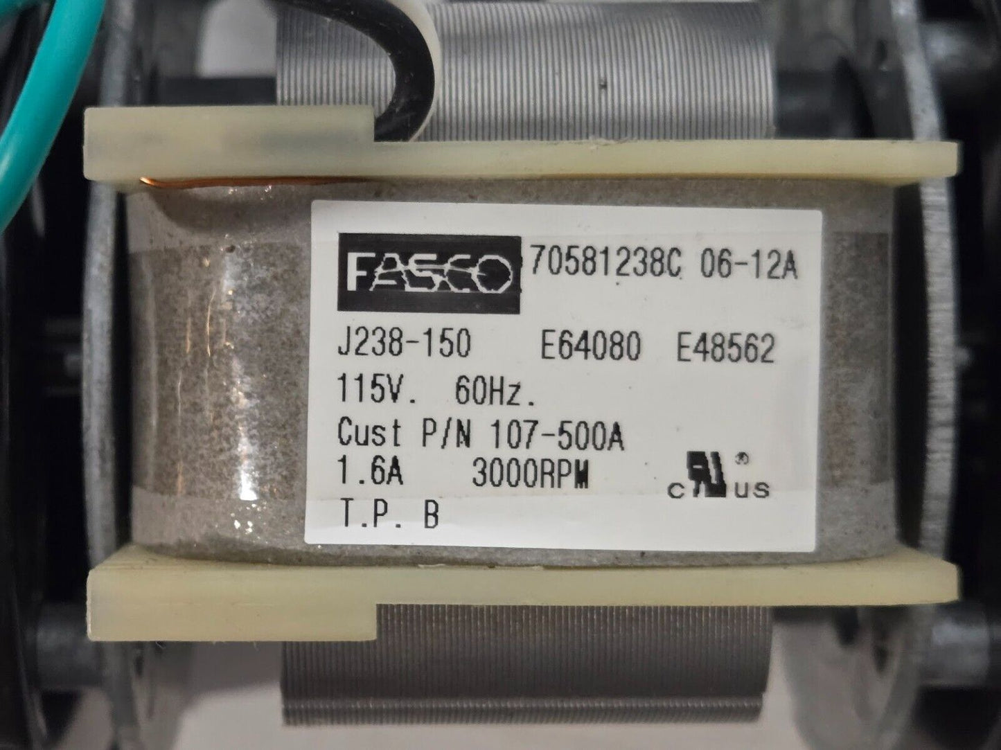 Fasco 70581238C Blower Fan J238-150