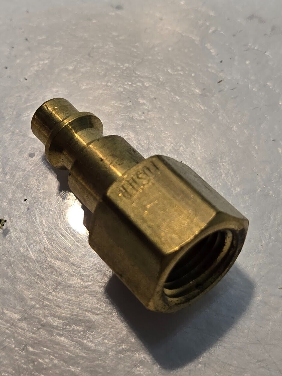 21 Quantity of Foster 11-3B 1/4" Male Quick Connect Couplers 1/4" FPT (21 Qty)