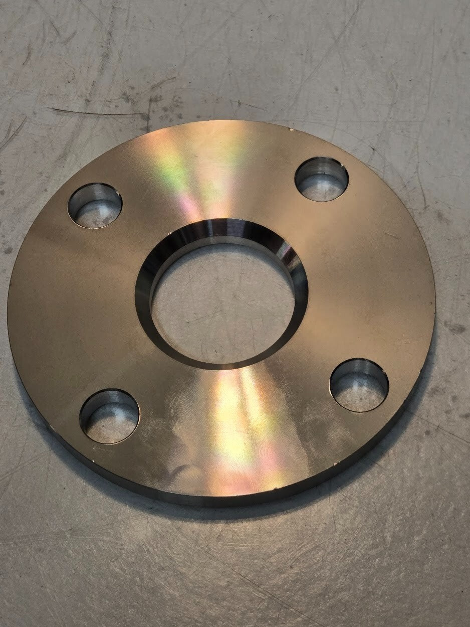Tube Slip-on Flange B38SL-G200 304 | 6" Flange Diameter 2" Bore 3/4" Bolt Holes