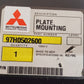 Mitsubishi Forklift Trucks Plate Mounting 97H0502600