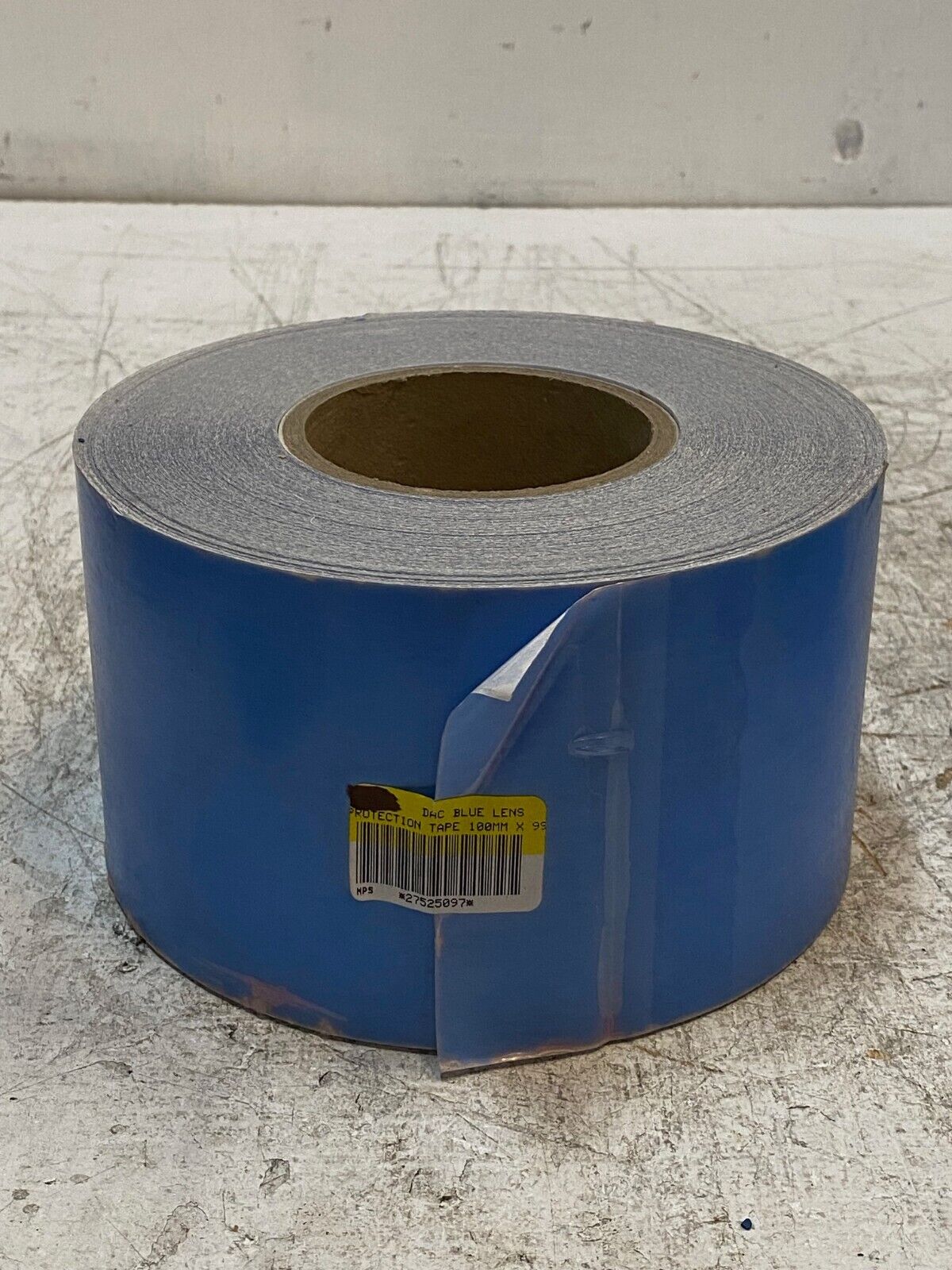 DAC Blue Lens Protection Tape 4" Thick | 7" Diameter on 3" Roll