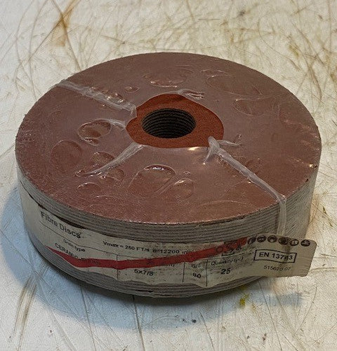 25-Pack of Fibre Discs EN13743 Ceramic Plus Grain 5x7/8 | 80 Grit | 51567007