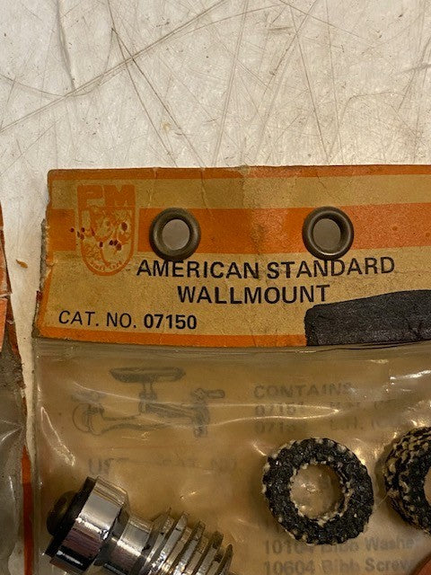 3 Quantity of P&M Cat. No. 07150 American Standard Wallmount (3 Quantity)