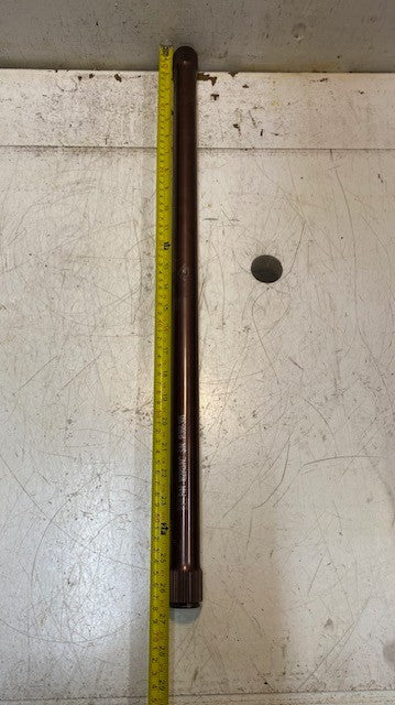 Floater Axle P/N 102913/NC, S/N 18368-305, 26-1/2" L 42-Spline 34mm OD 22mm ID