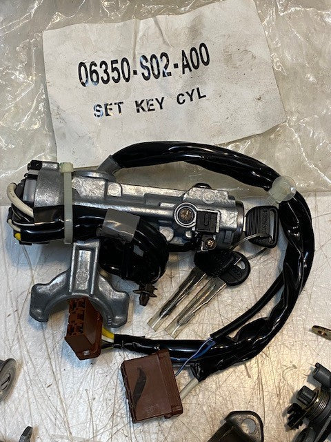 Honda 06350-S02-A00 Key Ignition Lock Cylinder Set *Pictured Parts Only*