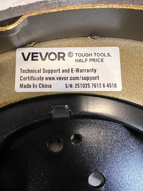 Vevor Electric Trailer Brake | 251025 7613 3888 | 251025 7613 4518| 12" x 2"
