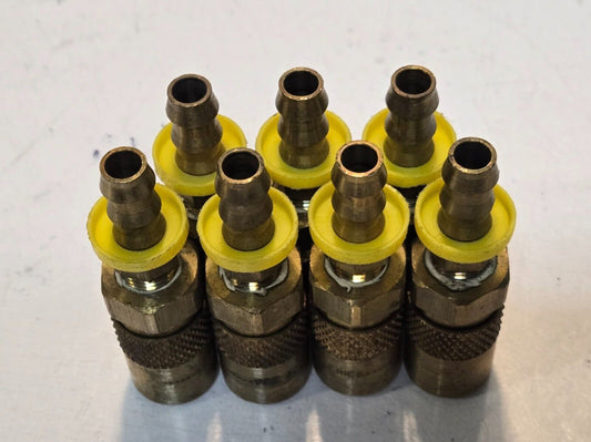 7 Quantity of PPE 300 Series 1/4" Quick Connect Couplings 3/8" Push-Lok (7 Qty)