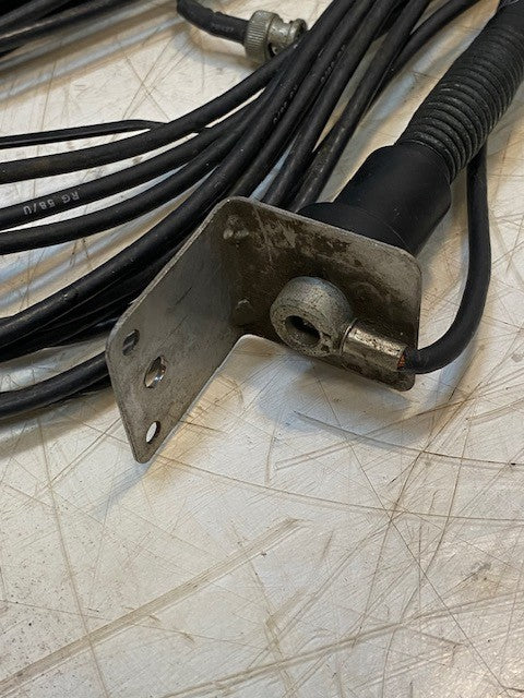 AS Open Coil Whip Antenna with RG 58/U Coax Cable CB Radio Mobile Antenna