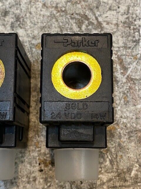 2 Quantity of Parker S8LD 24VDC 14W Solenoid Valves (2 Quantity)