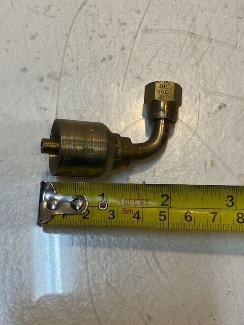 7 Quantity of Parker 1394344 Hydraulic Coupling Adapter Fittings (7 Quantity)