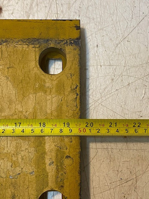 Caterpillar CAT Wear Plate 19-5/8" Long 10" Wide 30mm Bolt Holes 19mm Square