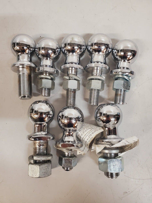 8 Qty. of Mixed Brands Trailer Hitch Balls 1-7/8" | 5066 | 2012 | 2000Lb (8 Qty)