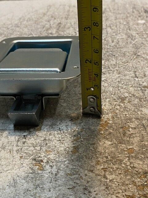 Heavy Duty Rectangle Paddle Door Latch 4-3/4" Long 3-5/8" Wide 1-1/2" Thick