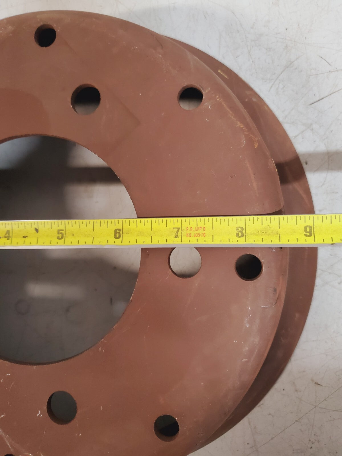 Prototype DEV. INC Brake Drum 3712-1 | 6.00X9 TIRE | MIL-W-8005 | MS24325
