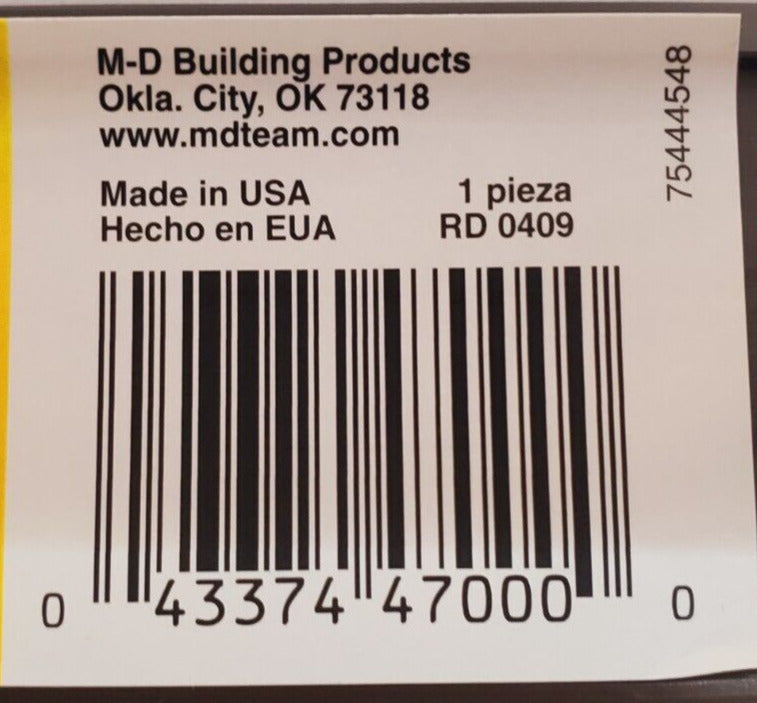 6 Qty. of M-D Building Products 36" Door Bottom W/Vinyl Films 47000 (6 Qty)