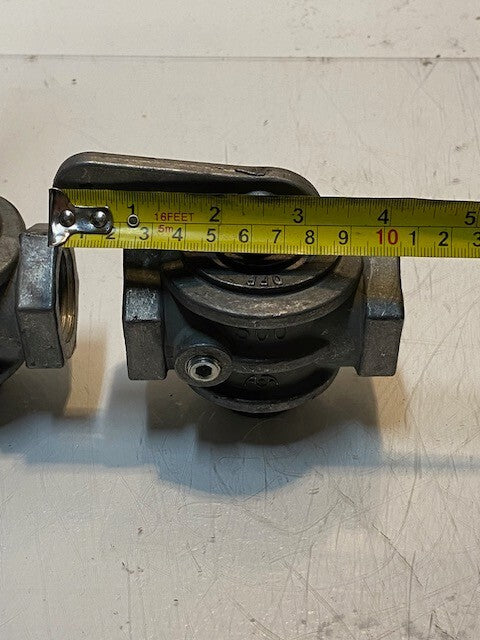 2 Qty of Full Port Aluminum Gas Valve Handles 500 Series 0.5 Psig Max (2 Qty)