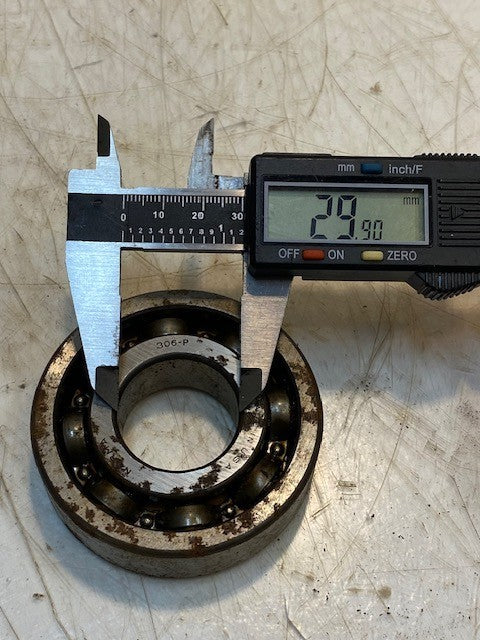 Norma-Hoffman Precision Deep Groove Sealed Ball Bearing 306-P | 30 x 72 x 19mm