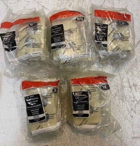 5 Bags of 10 Quantity of Legrand TP8ICP Outlet Wall Plates (50 Quantity Total)