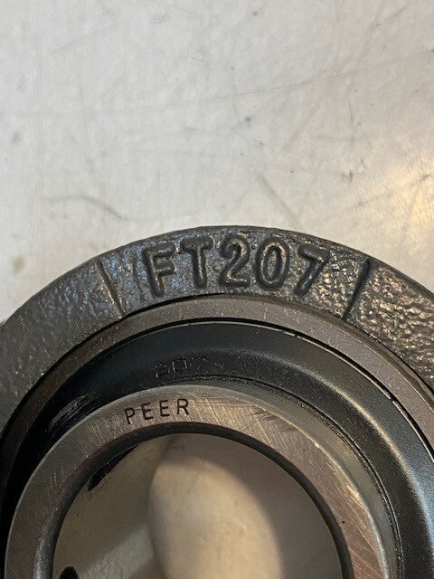 Peer FT207 Bearing Flange Block 2-Bolt | 6-1/4" L 3-1/2" W 35mm Bore UC207-35MM