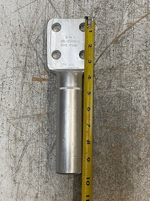 SMI Aluminum Compression Lug 4 Hole SL-1000-C, DIE 24AH, 750AAC