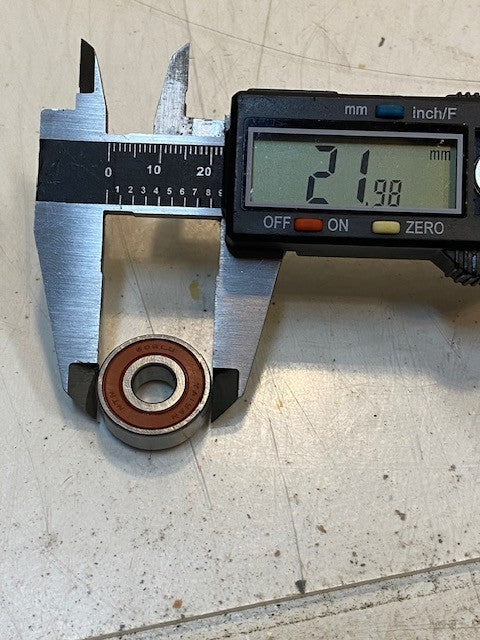 40 Quantity of NTN 608LU Single Row Radial Ball Bearings 8x22x7mm (40 Quantity)