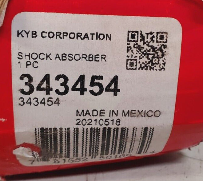 KYB Corporation Excel G Gas Shock Absorber 343454