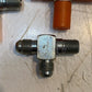 12 Quantity of M-114 Tees Hydraulic Tee Fittings 2 Male 1 Female Ends (12 Qty)
