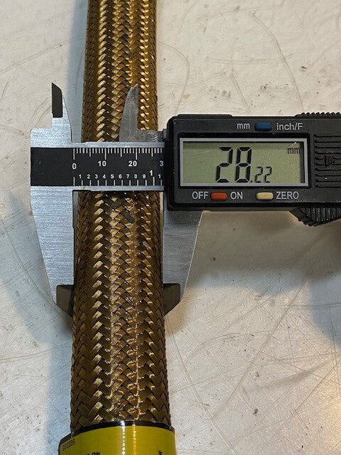 OZ/Gedney ECGJH-50-36 | 1/2 Bronze Braid Flexible Conduit Coupling 42" Long