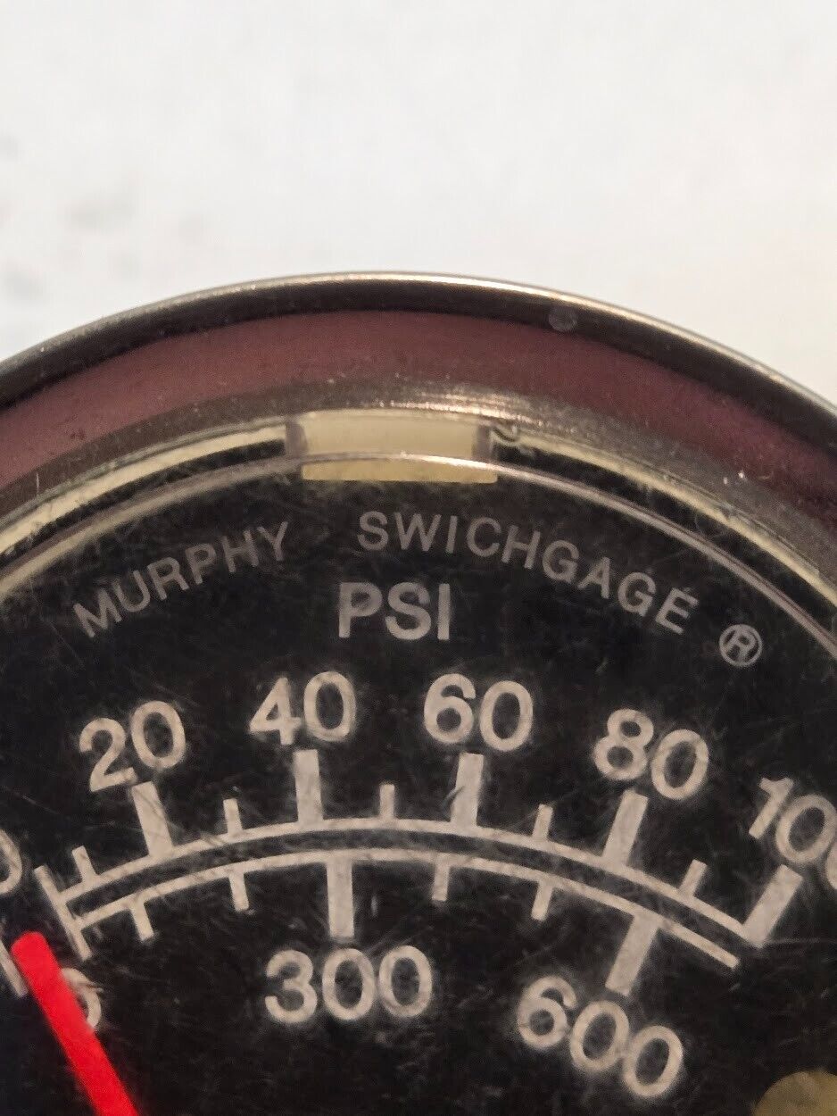 Murphy Swichgage A25PG-100 | 05-70-4350 | 0-100 PSI | 2 7/8" Dial Diameter | W-9