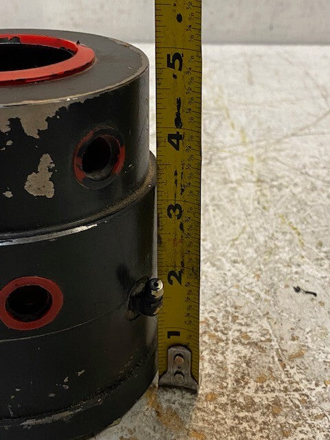 Hydraulic Oil Rotary Swivel Joint Cylinder 48mm Bore 4-1/4" OD 4-3/4" Tall