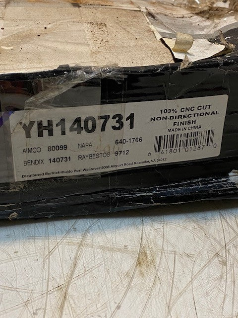 Carquest Wearever Brake Drum YH140731 AIMCO 80099 NAPA 640-1766 Bendix 140731