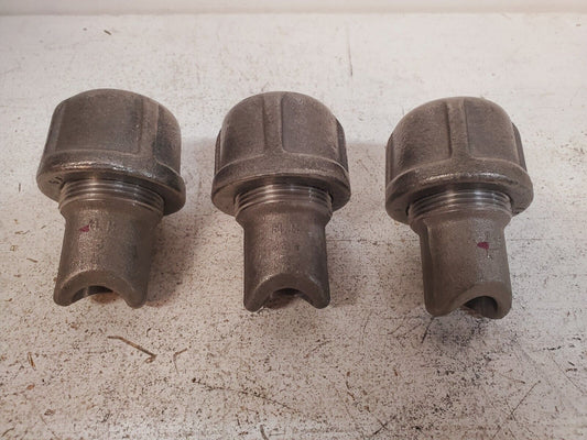 3 Qty Mueller Low Pressure Line Stopper Fittings A-105K 250 PSI 3/4" (3 Qty)