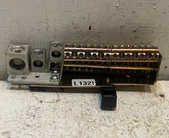 Terminal Ground Bus Bars Brass Neutral Links L132 | 6-1/4" Long