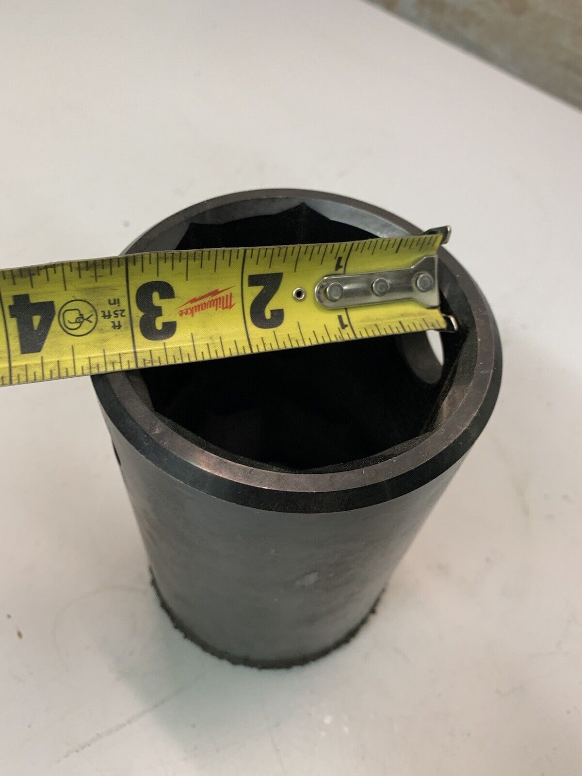 3” Diameter Impact Socket with Pin Hole 6” Tall