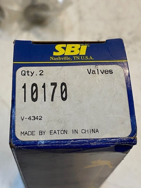 2 Quantity of SBI Engine Exhaust Valves 10170 Pack of 2 (4 Pieces Total)