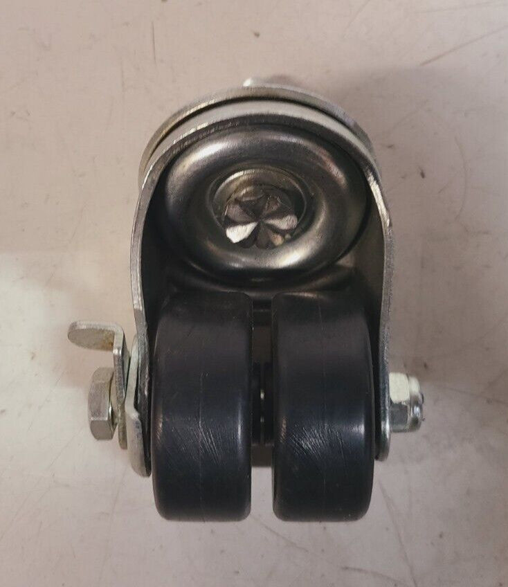 4 Quantity of Swivel Casters with Brake Dual 2" Wheel (4 Qty)