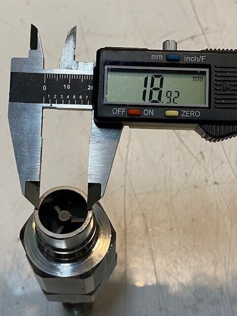 Male Flare Bulkhead Fitting SVHN-12 | 5" L 38mm OD 20mm Male End 19mm Female End