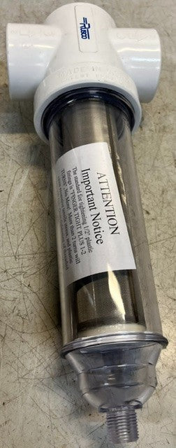 Rusco/Vu-Flow 1" 100 Mesh Spin-Down Sediment Filter Reusable Water Filtration