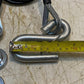 Set of 2 Trailer Safety Cables 36" Long w/ S Hooks & Hardware Tow Cable Set