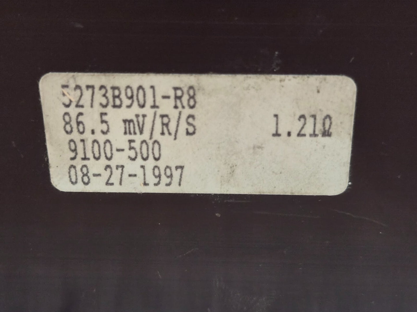 Pittman Elcom Servomotor 5273B901-R8 | 86.5 mV/R/S | 9100-500 | Z9IMT031302IS016