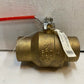 PlumbMaster 2" Full Port Brass Ball Valve 600 WOG Red Handle