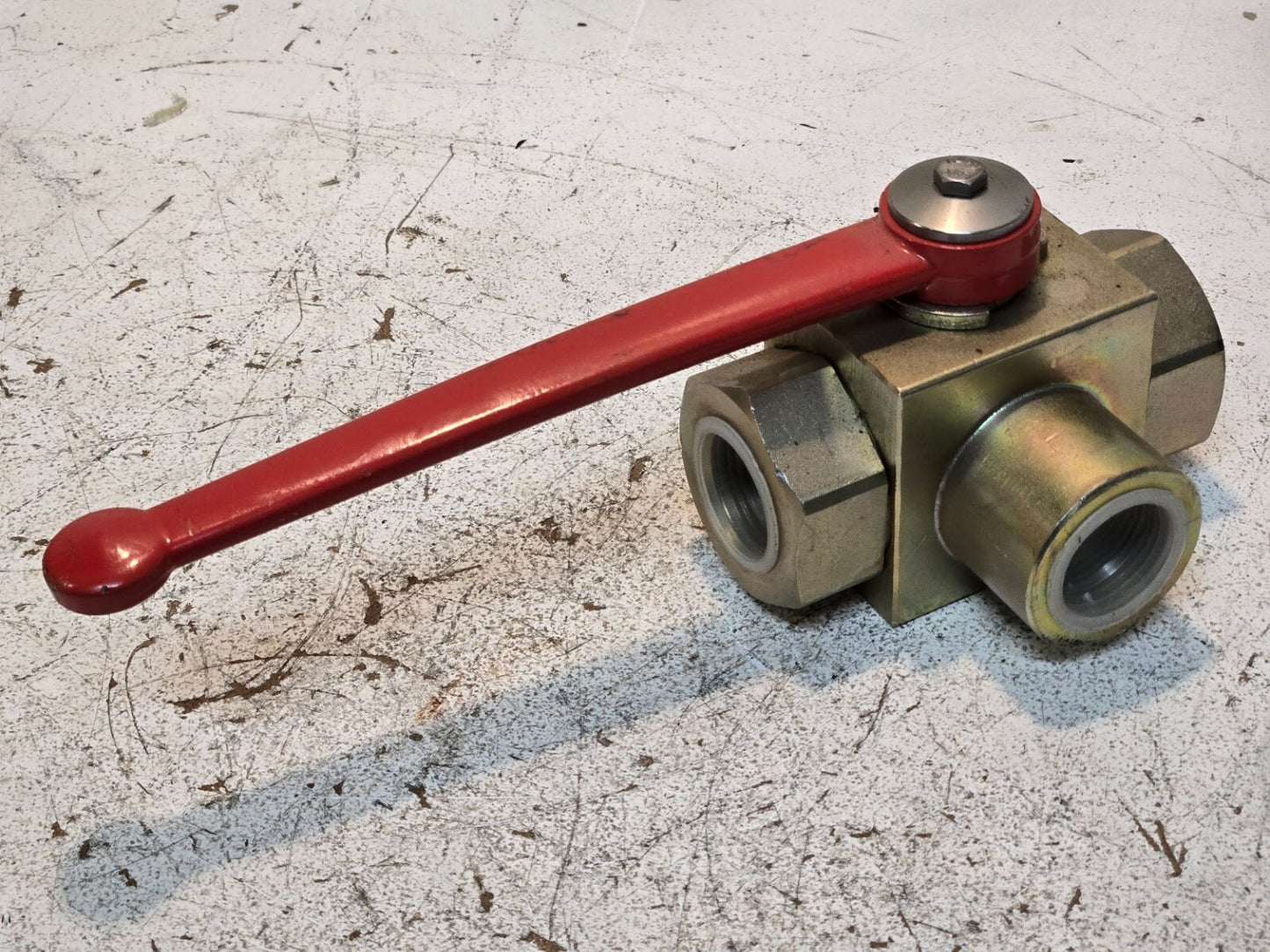 Anchor Flange 3-Way Block Body Threaded Valve AE3LN1-11DB | 5075 PSI