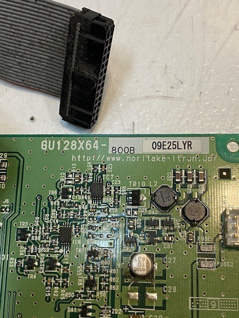 Noritake Itron GU128X64-800B Vacuum Fluorescent Graphic Display Module USED
