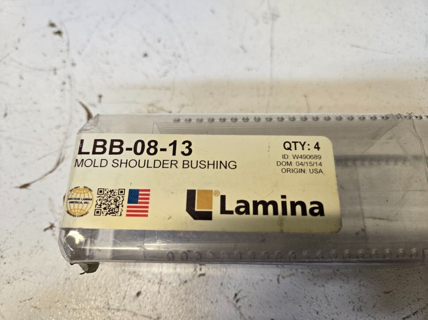 4 Quantity of Lamina LBB-08-13 Mold Shoulder Bushings W490689 (4 Quantity)