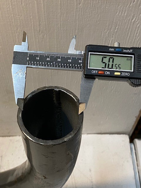 Bullhorn Light Pole Adapter Mounting Bracket 38-3/8" Wide 17-1/2" Tall 62mm Bore