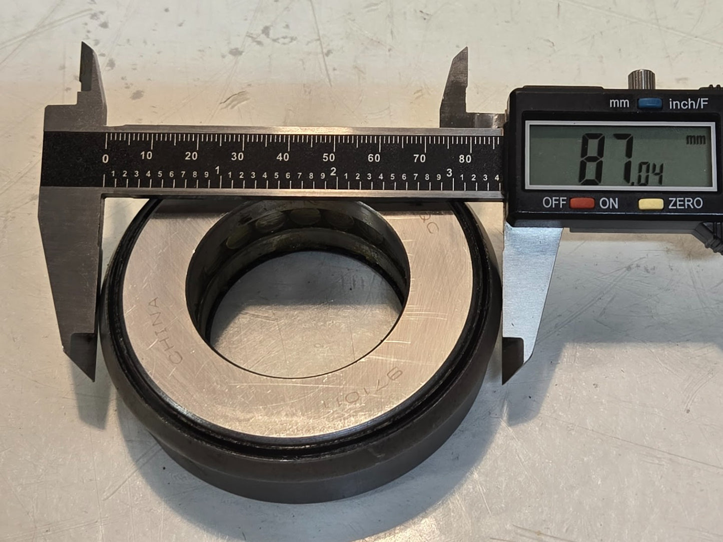 2 Quantity of QC Thrust Bearings 971011 | 05006 | 83 mm OD 46.27 mm Bore (2 Qty)