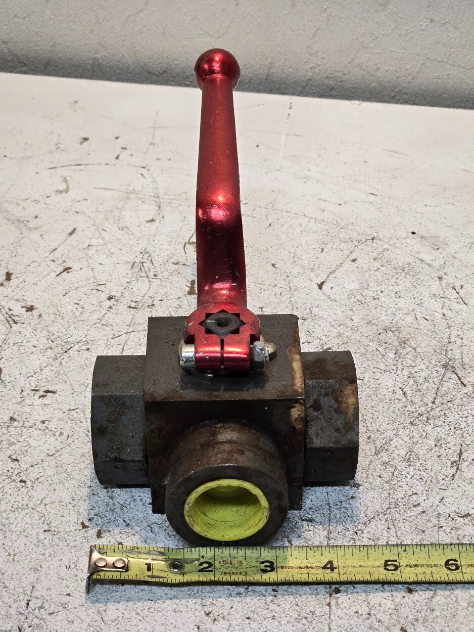 Hydac Hydraulic Ball Valve 3K-25NPT-L-1114 | 398012-1 | 315 Bar 4500 PSI