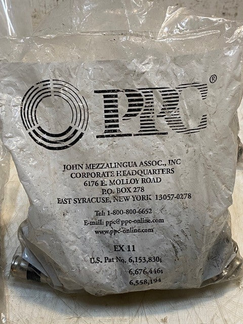 4 Bags of 25 OPPC EX11 Universal Compression Connectors (100 Pieces Total)