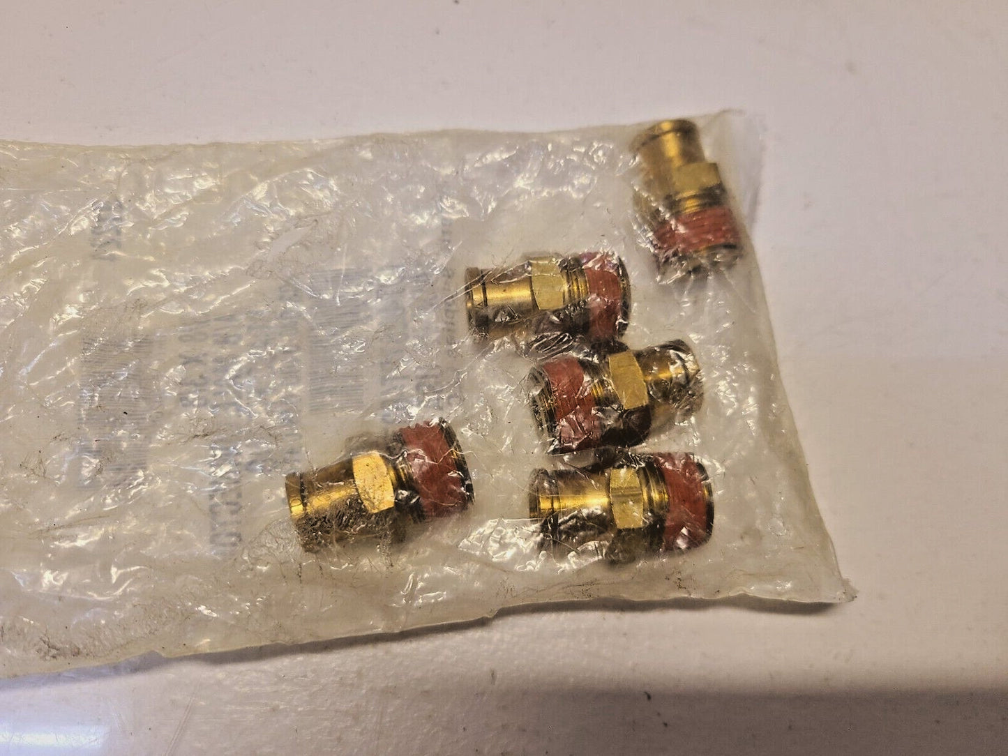 5 Quantity of Imperial 3/8 x 3/8 A/B Male Connectors Brass Fitting 91224 (5 Qty)