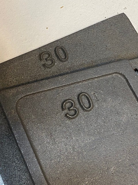 Cast Iron Damper 0041833 | 30" Long 9" Wide | 065S